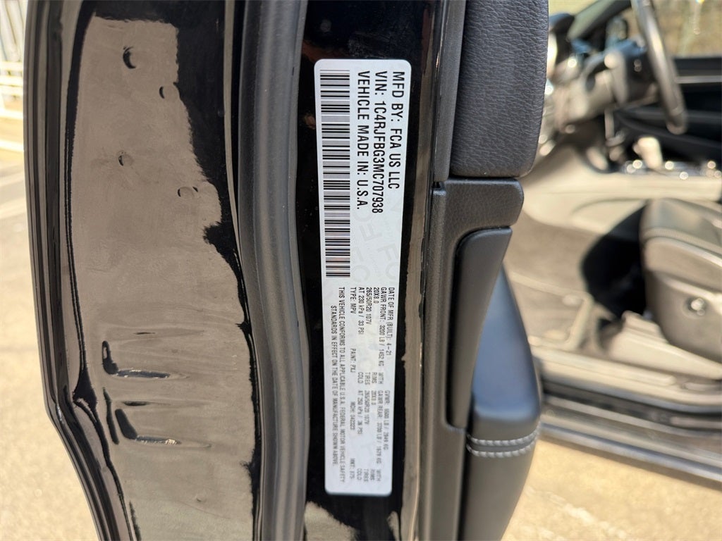 2021 Jeep Grand Cherokee 80th Anniversary Edition