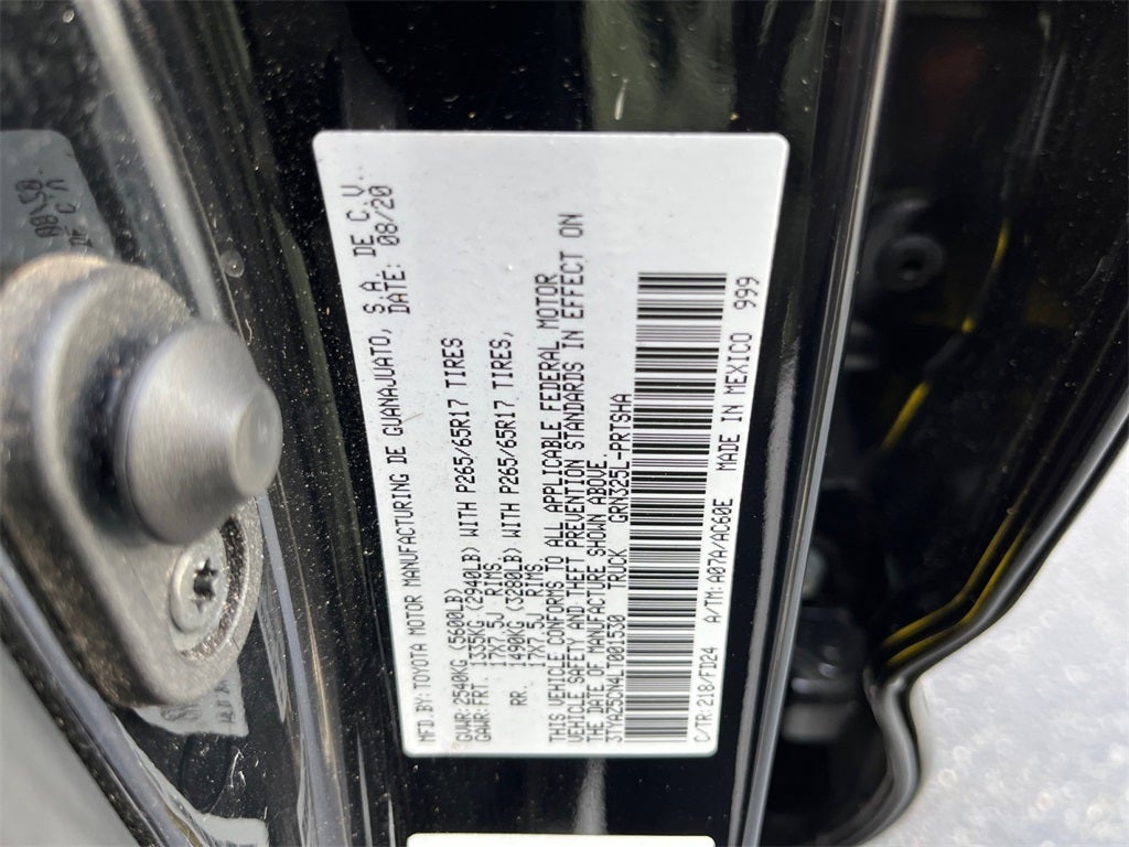 2020 Toyota TACOMA TRD SPORT TRD Sport V6