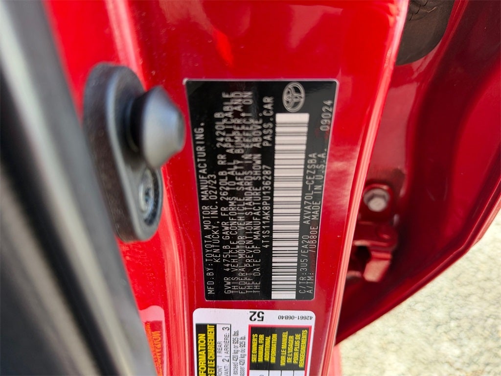 2023 Toyota CAMRY SE