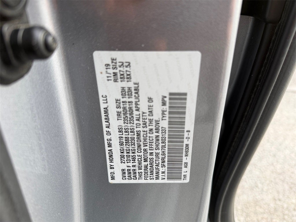 2020 Honda Odyssey EX-L