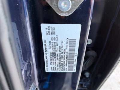 2019 Honda Ridgeline RTL-T