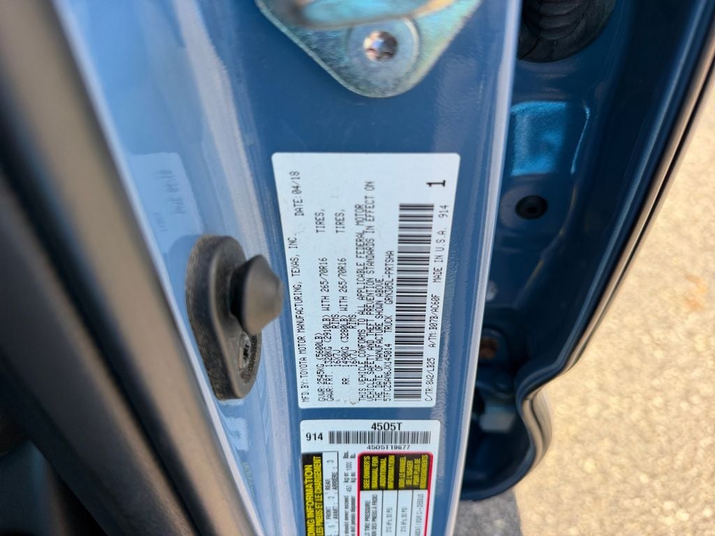 2018 Toyota Tacoma TRD Pro V6