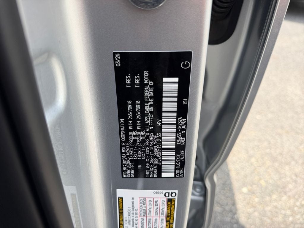 2026 Toyota 4RUNNER TRD Off Road Premium
