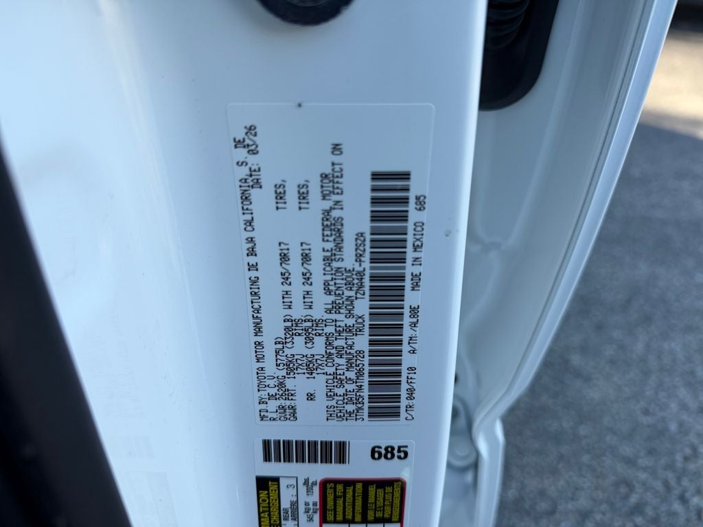 2026 Toyota Tacoma SR5