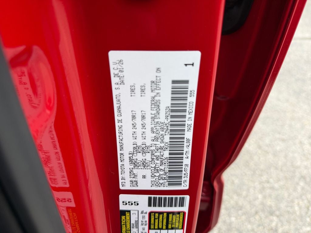 2026 Toyota Tacoma SR5