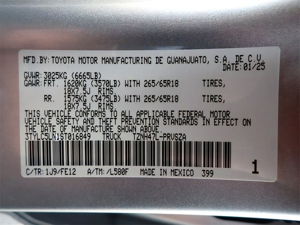 2025 Toyota Tacoma i-FORCE MAX Tacoma TRD Sport