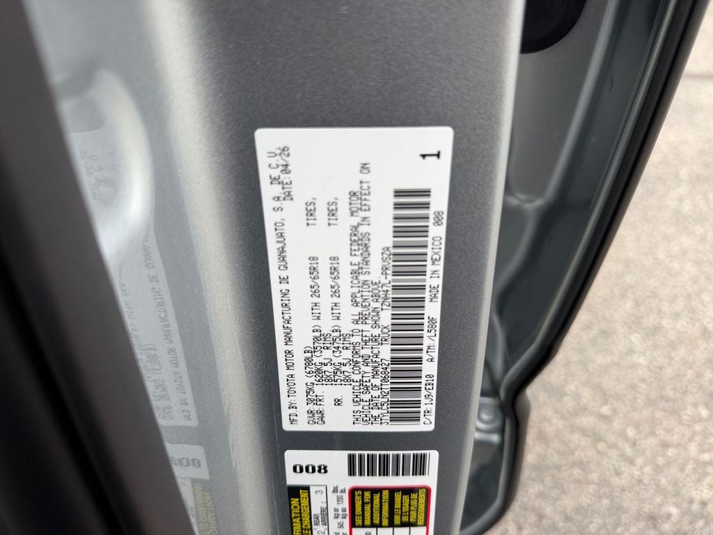 2026 Toyota Tacoma i-FORCE MAX Tacoma Limited