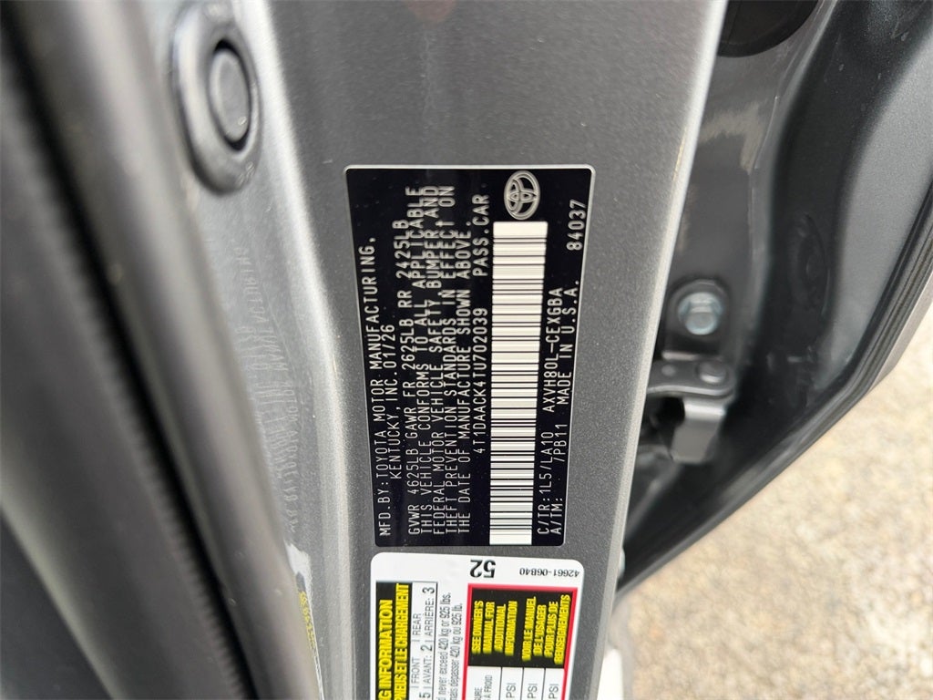 2026 Toyota Camry XLE