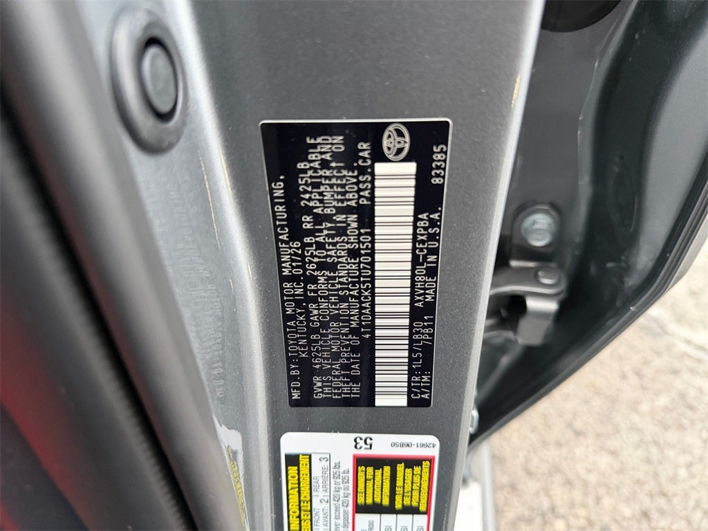 2026 Toyota Camry XSE