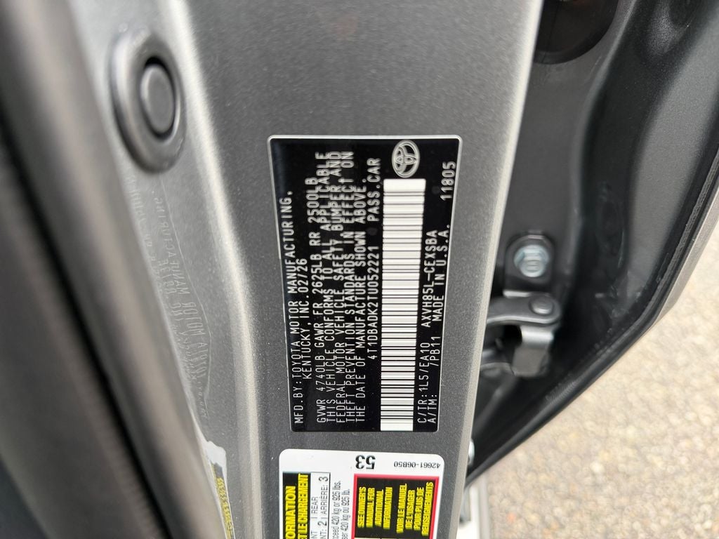 2026 Toyota Camry SE AWD