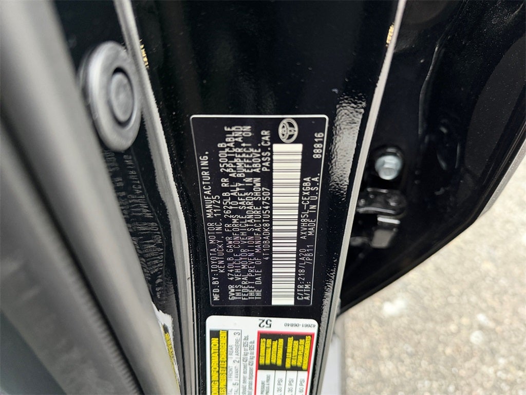 2026 Toyota Camry XLE AWD