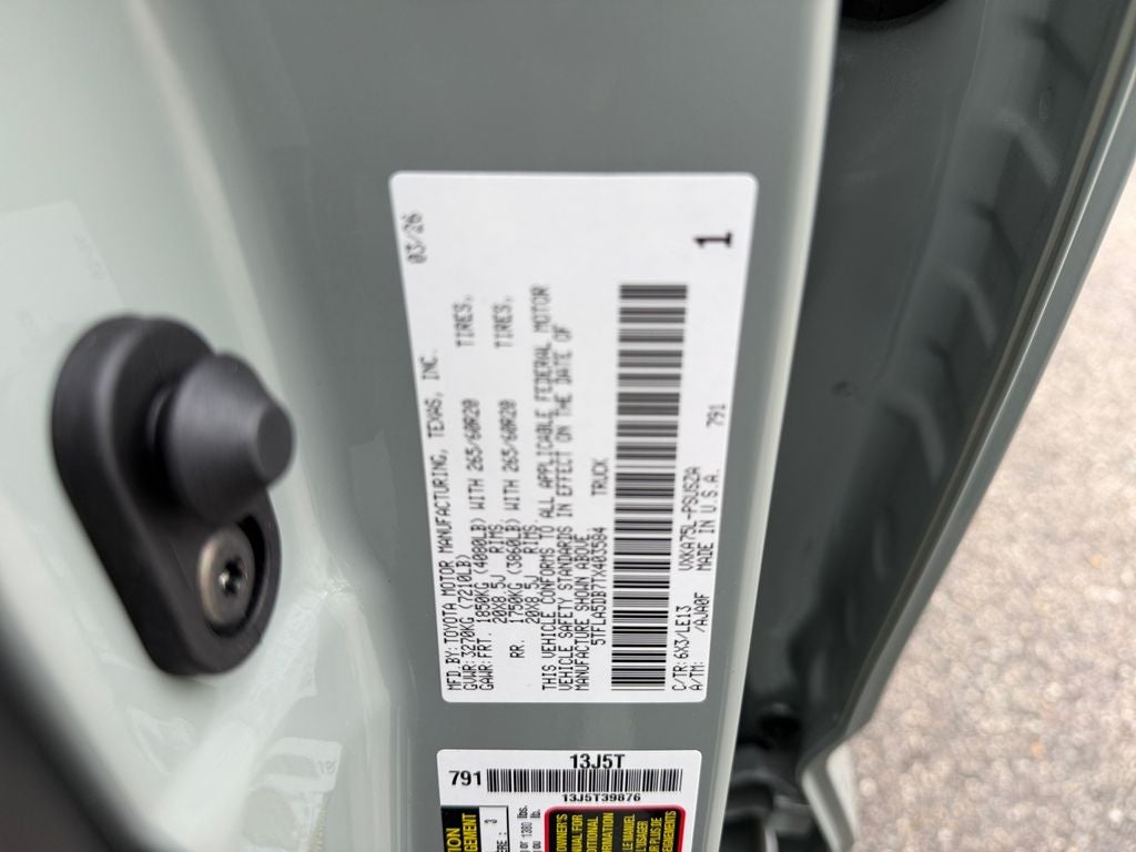2026 Toyota Tundra SR5