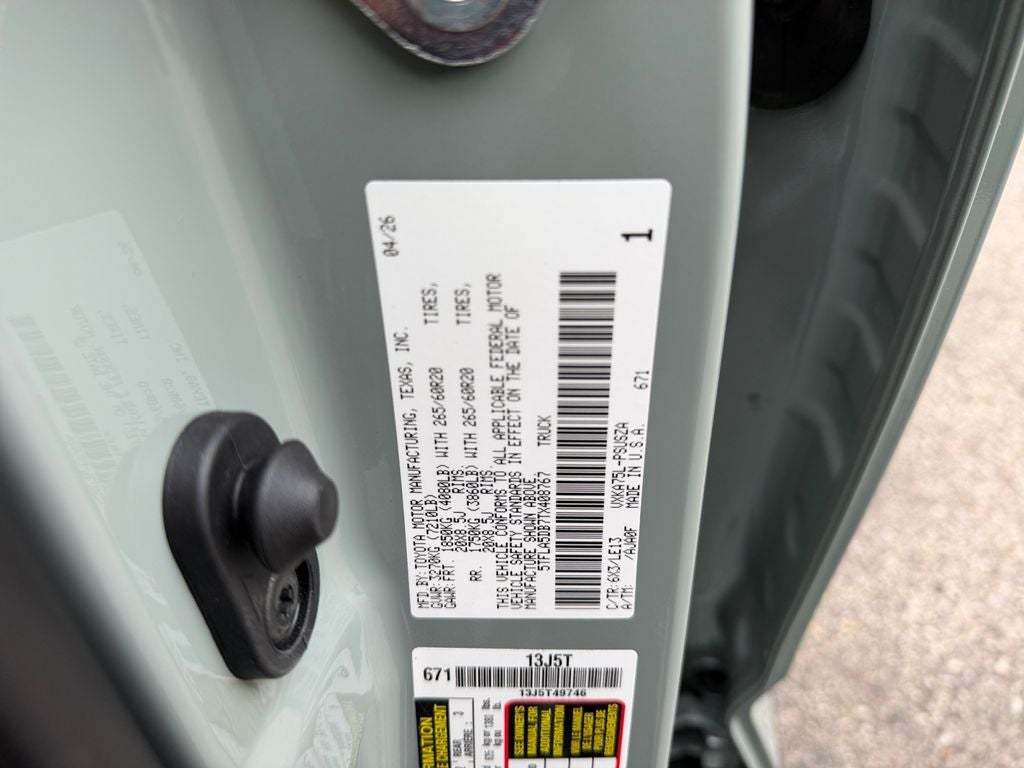 2026 Toyota Tundra SR5
