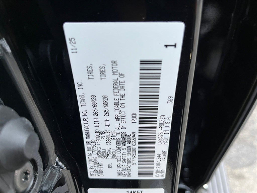 2026 Toyota Tundra 1794 Edition