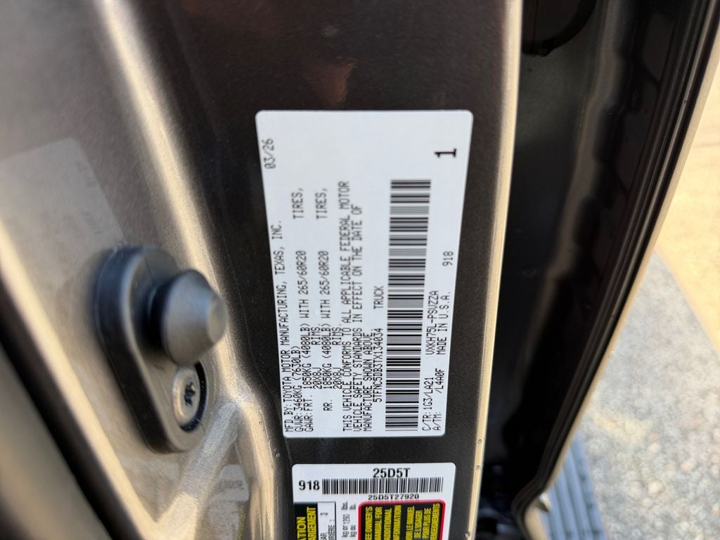 2026 Toyota Tundra i-FORCE MAX Tundra Platinum