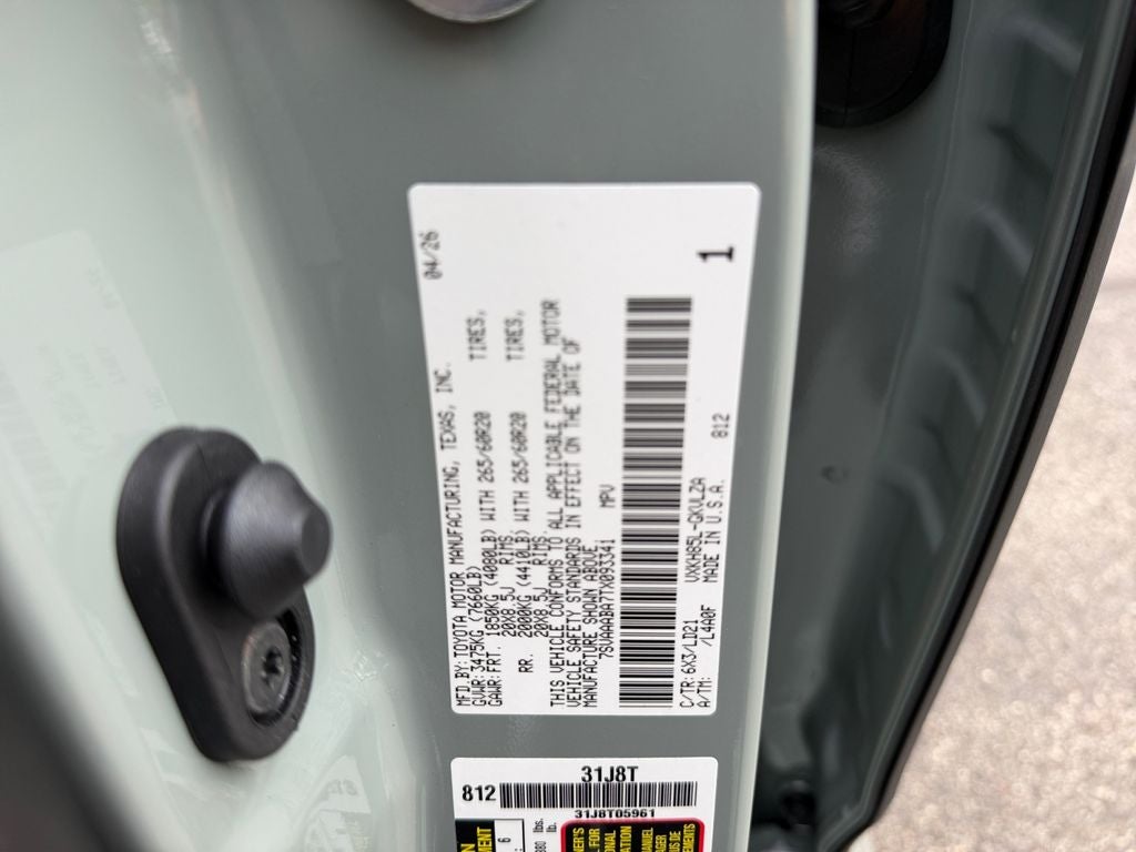 2026 Toyota Sequoia Limited