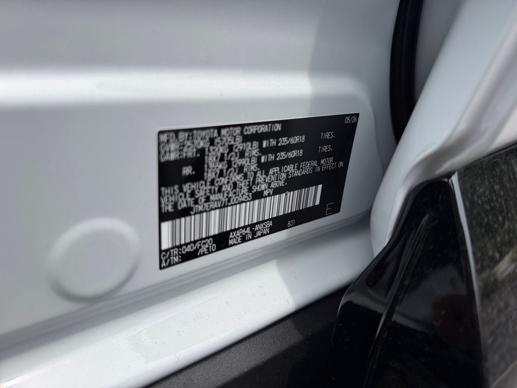 2026 Toyota RAV4 Plug-in Hybrid SE